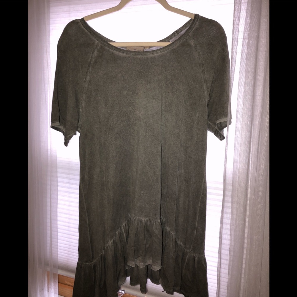 Long Line Short Sleeve TShirt